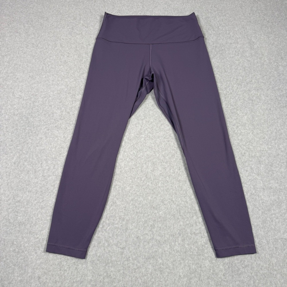 Lululemon Align High-Rise Pant 7/8 Purple Nulu Yoga Leggings LW5CT3S Size 12